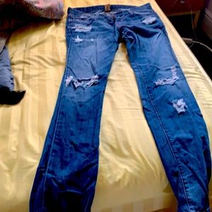 Banana republic jeans. Low rise long leg
